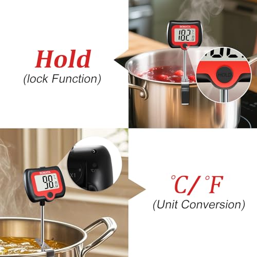 Digital Candy Thermometer with Pot Clip