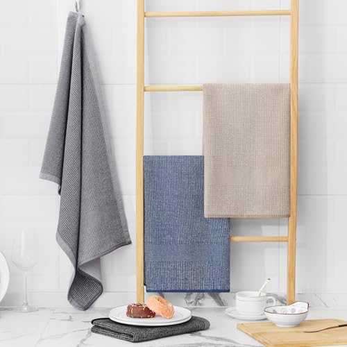 380 GSM Cotton Premium Kitchen Towels 12 Pack (12 Count)