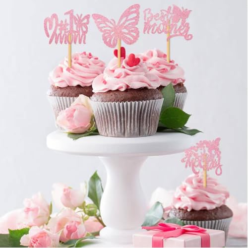 12Pcs Butterfly Cupcake Toppers