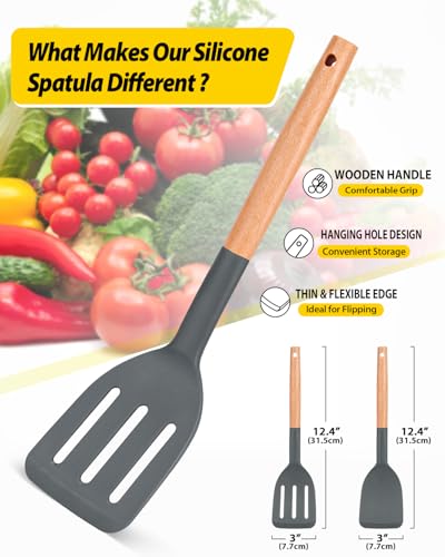 Pack of 2 Silicone Cooking Spatula (2 Count)