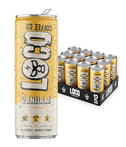 Loco Coffee Vanilla Latte 11 Ounce Can (11 Fl Oz)