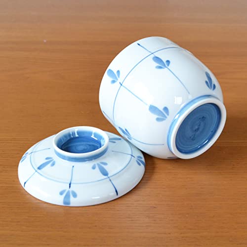 Chawanmushi Cups with Lids Set of 2 Japanese Chawan Mushi Arita Imari ware Made in Japan Mebae (2 Count)