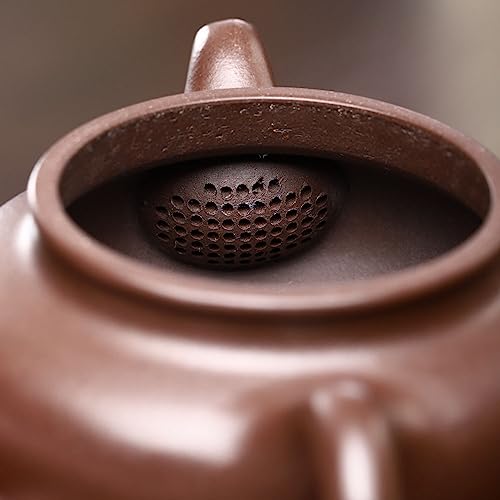 Teapot Chinese Gongfu Genuine Black Clay Zisha 10oz Classics Fanggu Pot Infusers Tea