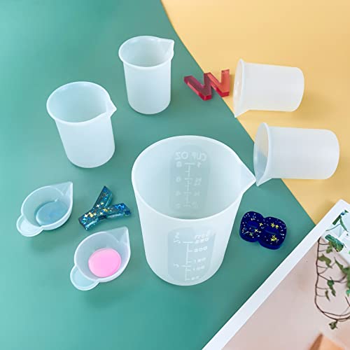 7 PCS Silicone Measuring Cups Kits