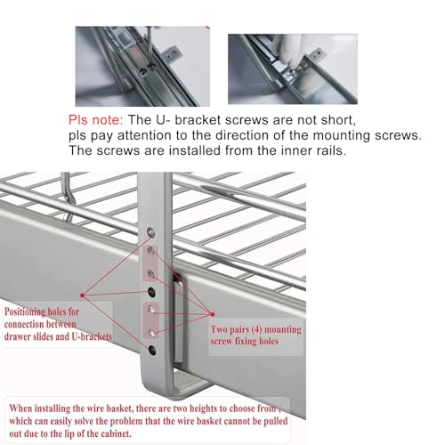 2 Tier Pull Out Cabinet Organizer
