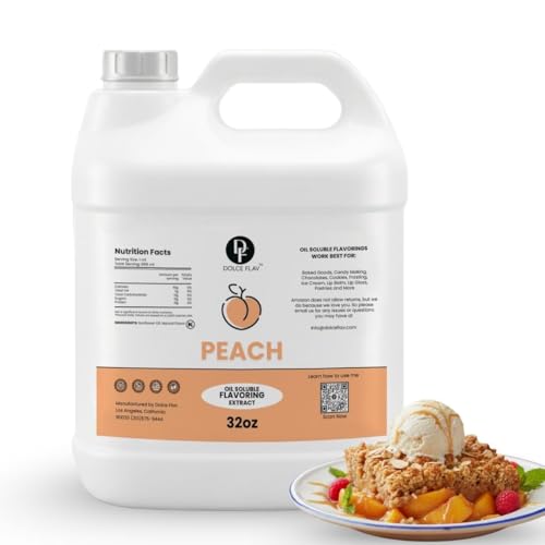 Peach Flavoring Oil 32 oz (32 Fl Oz)