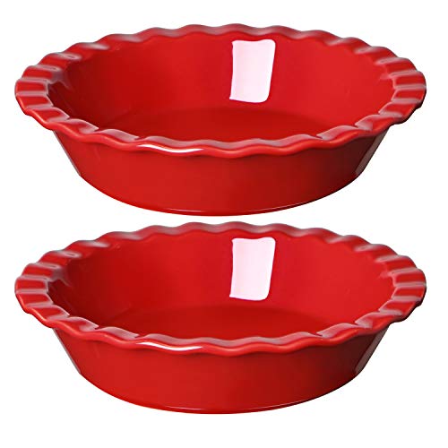 Ceramic Pie Pans for Baking (2 Count)