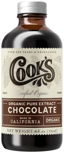 Organic Chocolate Extract for Baking (16 Fl Oz)