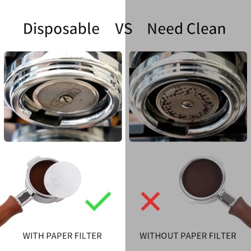 58mm Espresso Paper Filters for Portafilter Baskets (1000 Count)