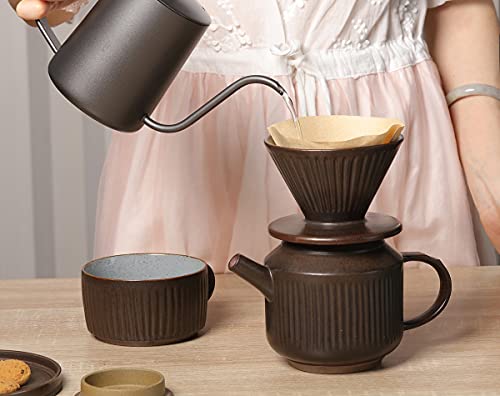Pottery Pour Over Coffee Maker