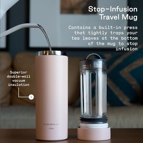 Travel Tea Infuser Mug with Strainer