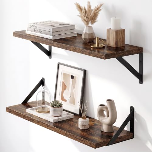 Wall Mounted Floating Shelves Set of 2 (2 Count)