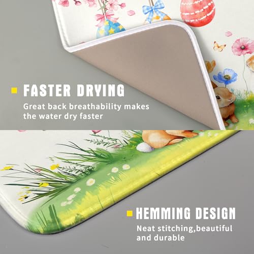 Easter Bunny Dish Drying Mat