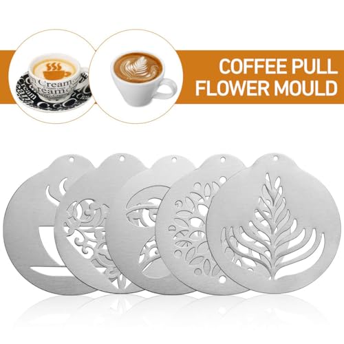 4Pieces Stainless Steel Milk Frothing Pitcher Set