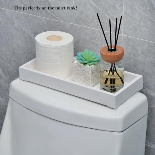 Wooden Rectangle Storage Tray with Soap Dish