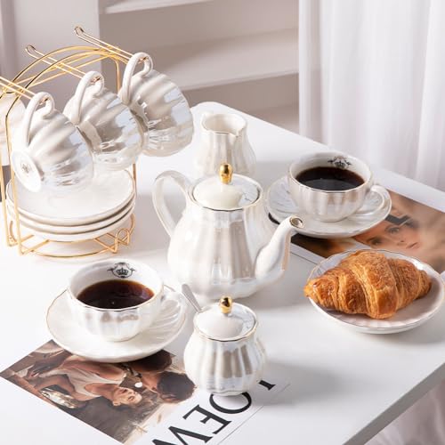 Porcelain Tea Sets British Royal Series (22 Count)