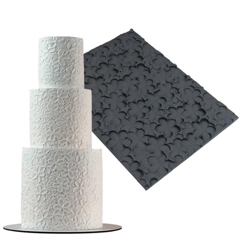Silicone Lace Cake Mold Flower Impression Mat for Baking