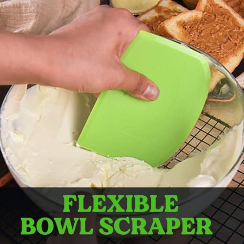 Dough Scraper Bench Scraper (3 Count)