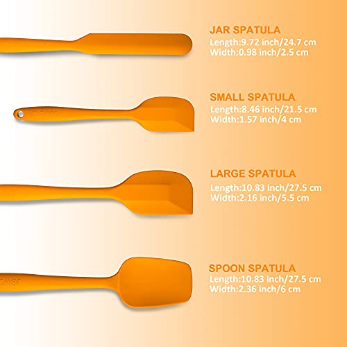 4 Piece Silicone Spatula Set (4 Count)