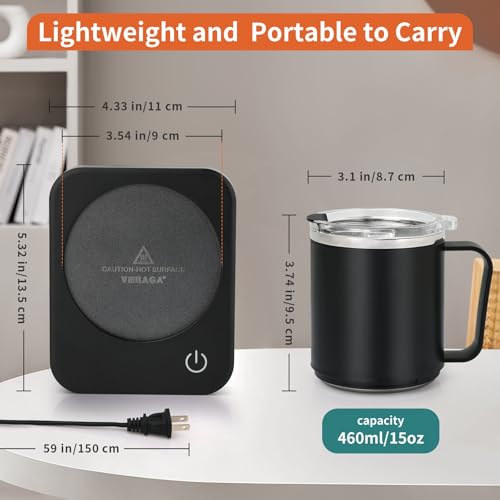 Coffee Mug Warmer Set with Auto Shut Off (2 Count)