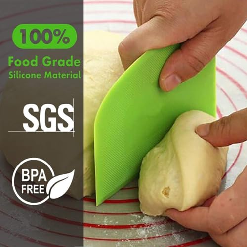 Dough Scraper Bench Scraper (3 Count)