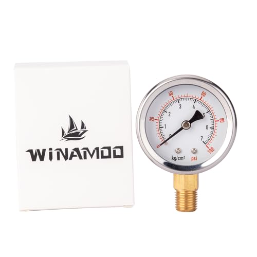 0 100 Psi Pressure Gauge