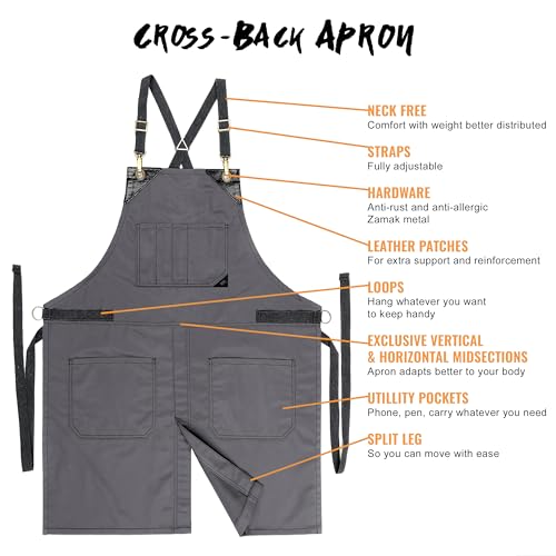 Cross Back Chef Apron