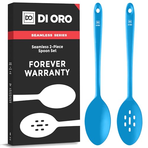 DI ORO Silicone Cooking Spoons (2 Count)