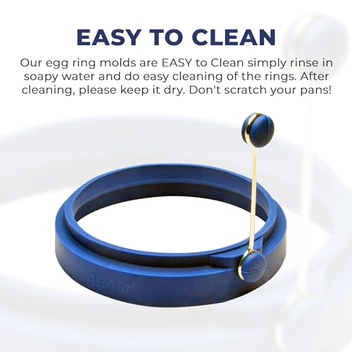 PROFESSIONAL Silicone Egg Ring (4 Count)