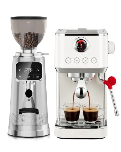 E2 Gen3 Espresso Machine with G3 64mm Flat Burr Coffee Grinder