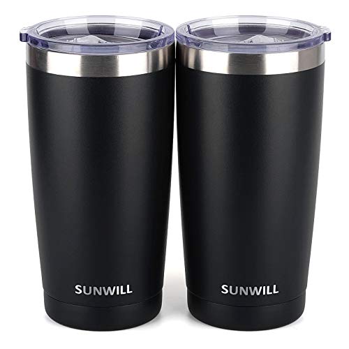 Travel Coffee Mug with Lid (2 Count)