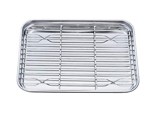 Toaster Oven Pan with Cooling Rack (2 Count)