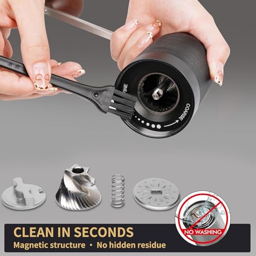 Portable Conical Burr Coffee Grinder