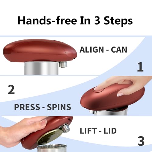 Automatic Electric Can Opener for Seniors for Kitchen