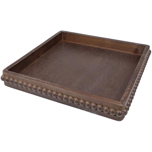 Square Wood Decorative Tray