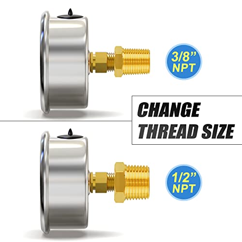 0~60Psi Stainless Steel 1