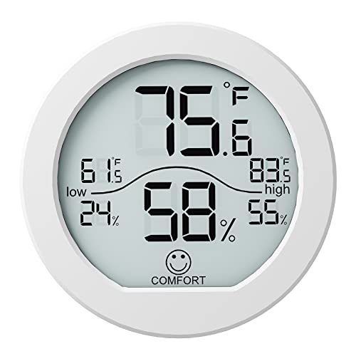 Indoor Digital Hygrometer Thermometer for Room Temperature Humidity Meter