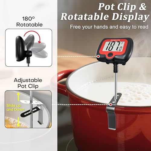 Digital Candy Thermometer with Pot Clip