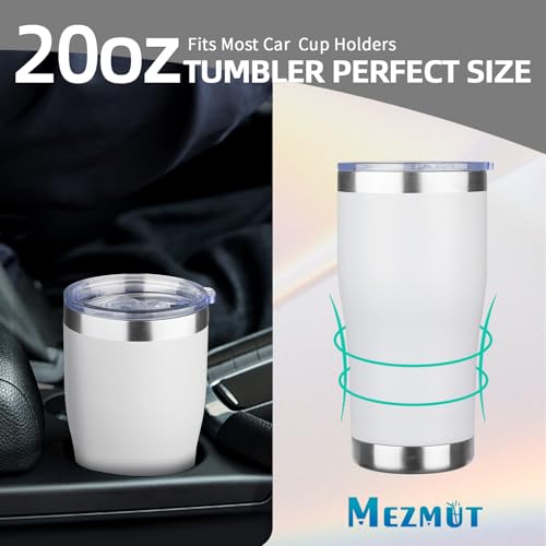 20oz Insulated Tumbler with Lid Straw Travel Coffee Mug Cup