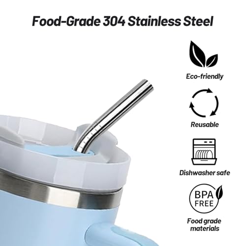 4 Pack 12.5 inchs Long Reusable Straws (4 Count)