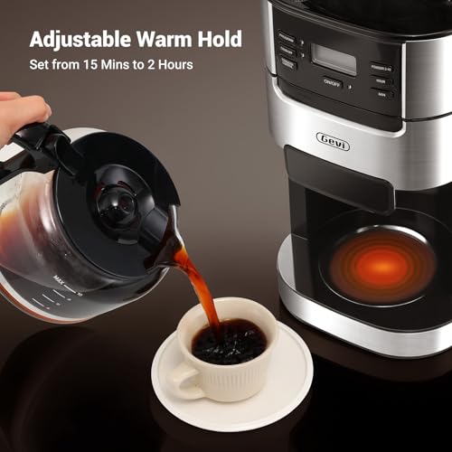 10-Cup Grind-And-Brew Drip Coffee Maker with Built-In Burr Grinder
