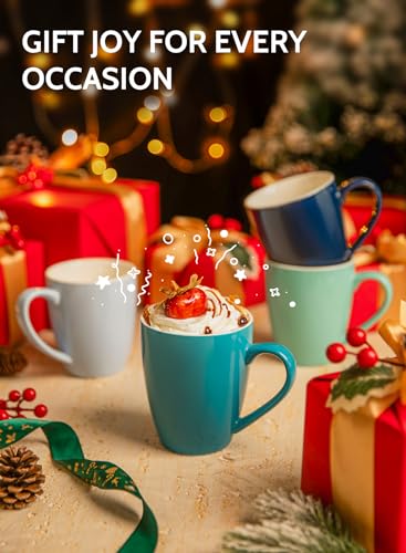 Porcelain Coffee Mugs (6 Count)