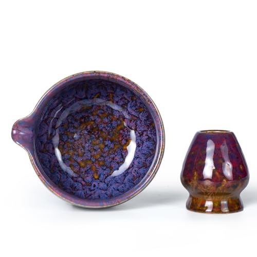 Japanese ceramic matcha bowl. 20 ounce ceramic bowl