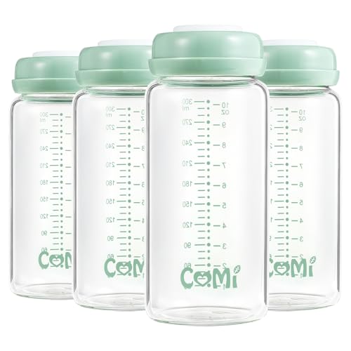 Wide Neck Glass Breastmilk Collection n Storage Bottle (4 Count)