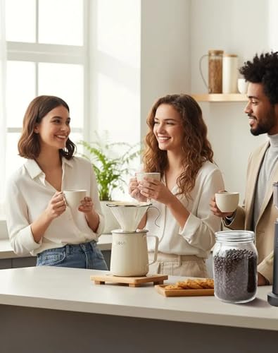 Stainless Pour Over Coffee Maker Set