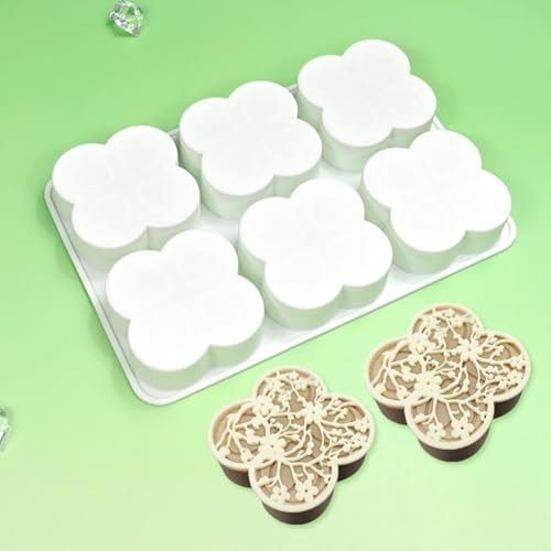 Four Leaf Clover Shape Silicone Mold Cake Mould Cone Mousse Dessert Decorating Tools Kitchen Accessories