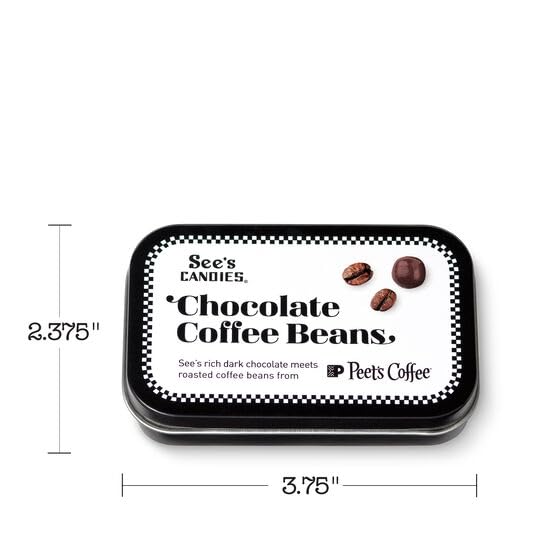 1.8 oz Chocolate Coffee Beans
