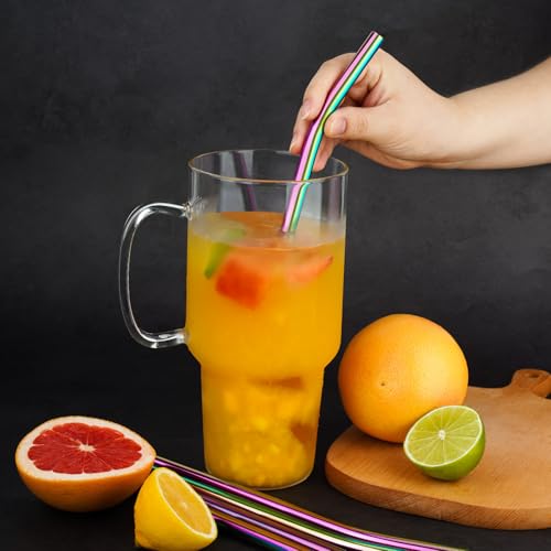 8PCS Stainless Steel Straws Fit for 40oz Stanley Tumblers (8 Count)