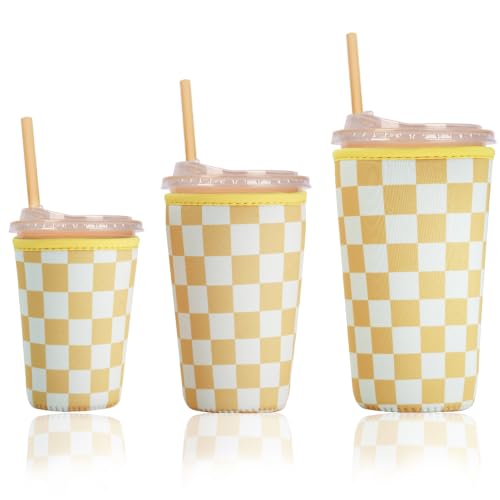 Reusable Insulated Neoprene Iced Coffee Cup Sleeve