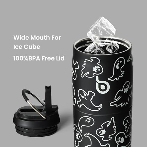 Stainless Steel Water Bottle with Straw and Lid 32 oz Insulated Cup Stay Cold and Hot